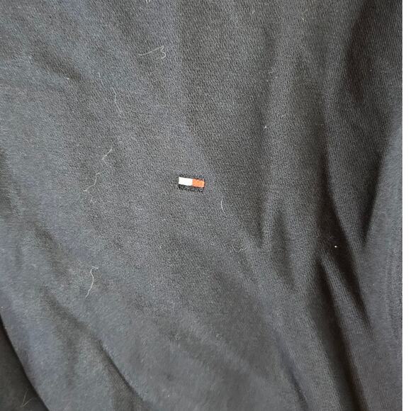 Tommy Hilfiger Mock Neck Sweatshirt Womens Navy Sz Med Logo Pullover - Picture 3 of 7